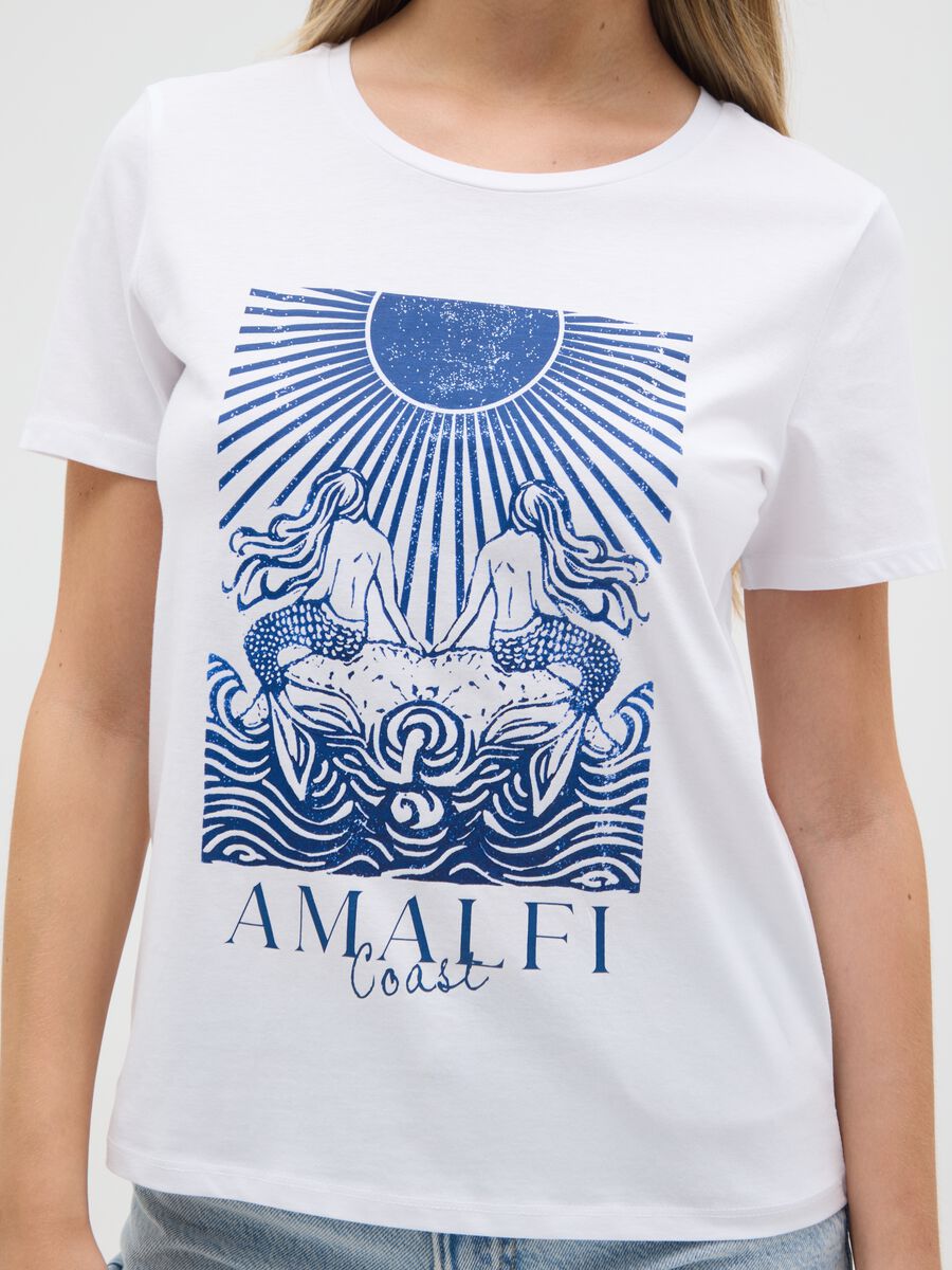 Regular fit multicolour pure cotton women's T-shirt_3