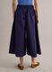 Blue maxi skirt in pure cotton_2