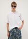 White pure cotton T-shirt with chest pocket, regular fit_2