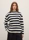 Multicolour striped high-neck oversized jumper_1