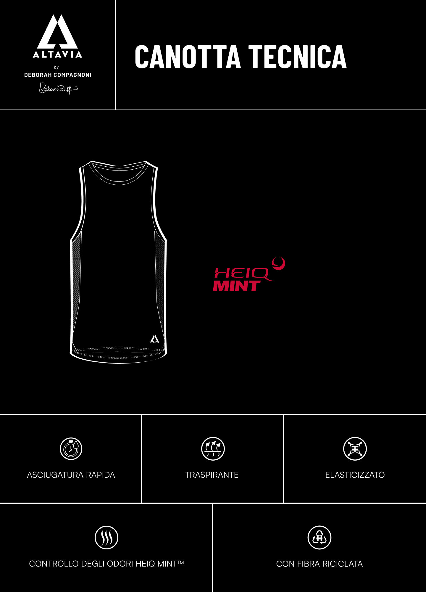 ALTAVIA WITH DEBORAH COMPAGNONI technical sports vest