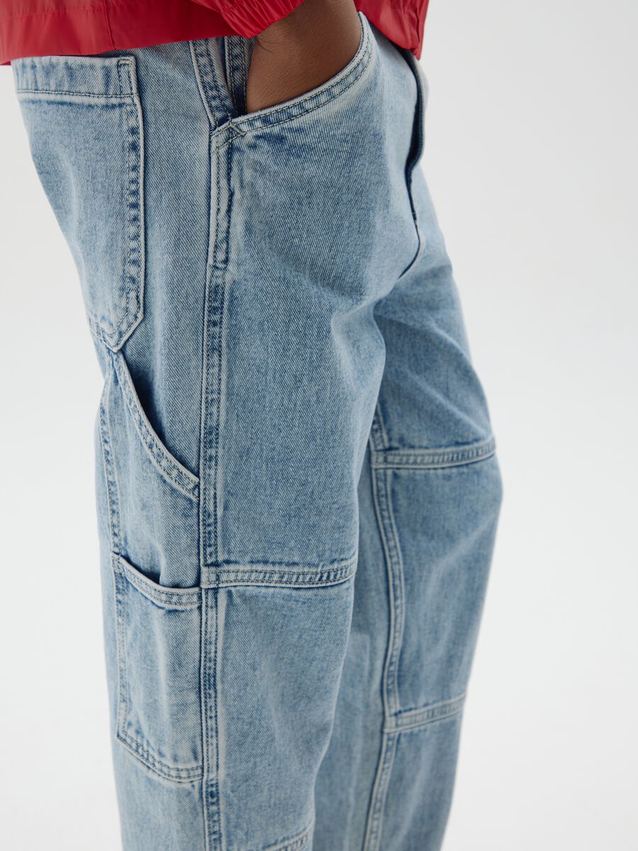 Boys' jeans in pure cotton denim, regular fit_3