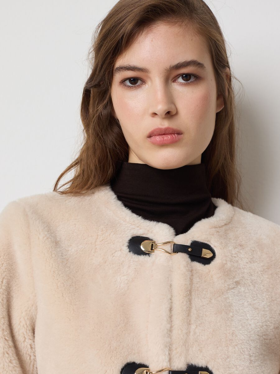 Beige regular fit coat_3