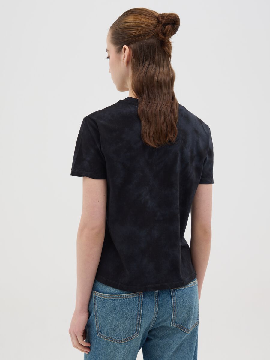 Black boxy-fit T-shirt with Nirvana print_3