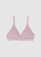 Pink Stretch Cotton Bra_4
