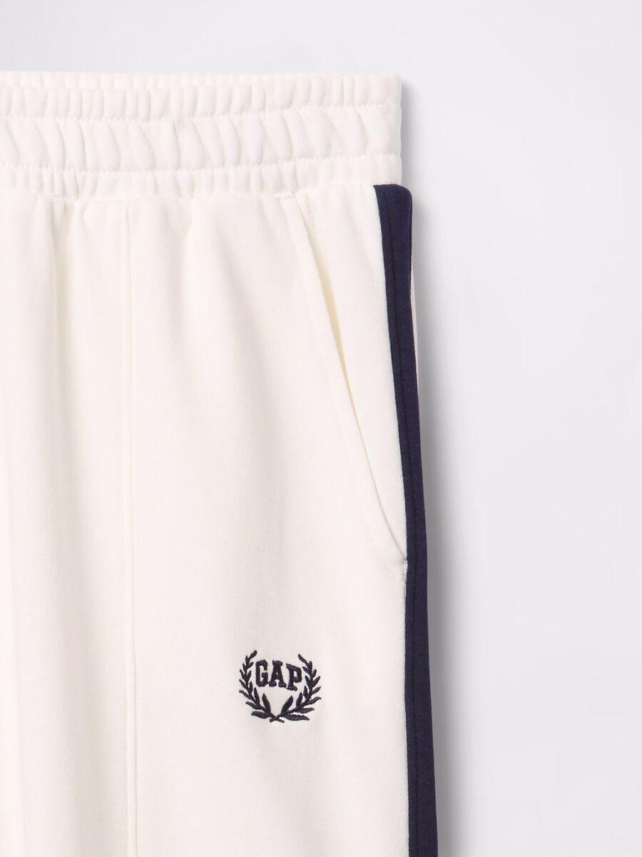 White trousers in cotton blend_5
