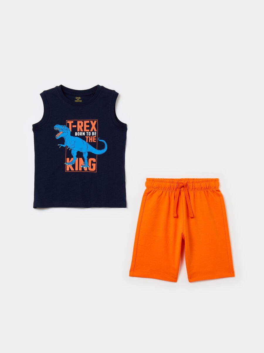 Jogging set with T-Rex print_0