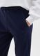 Girls' blue pure cotton trousers regular fit_2