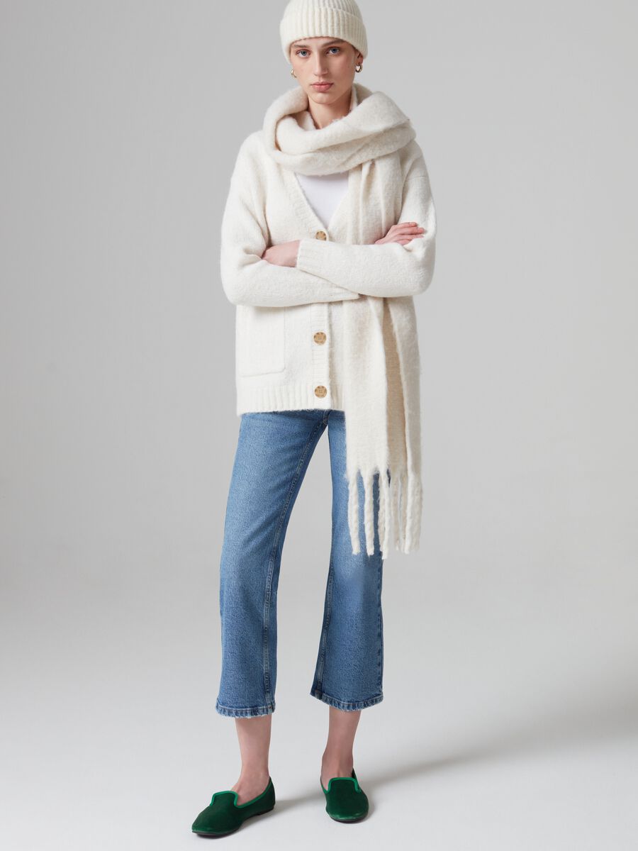Cardigan con scollo a V_0