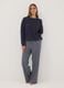 Multicolour check organic cotton pyjama trousers_0