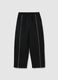 Black regular fit trousers_4