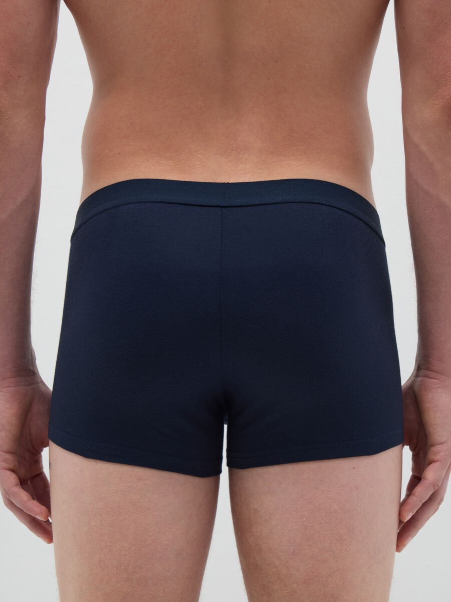 Set of three-pack cotton stretch blue regular fit boxers_3