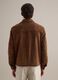 Light brown genuine leather jacket regular fit with full zip_3