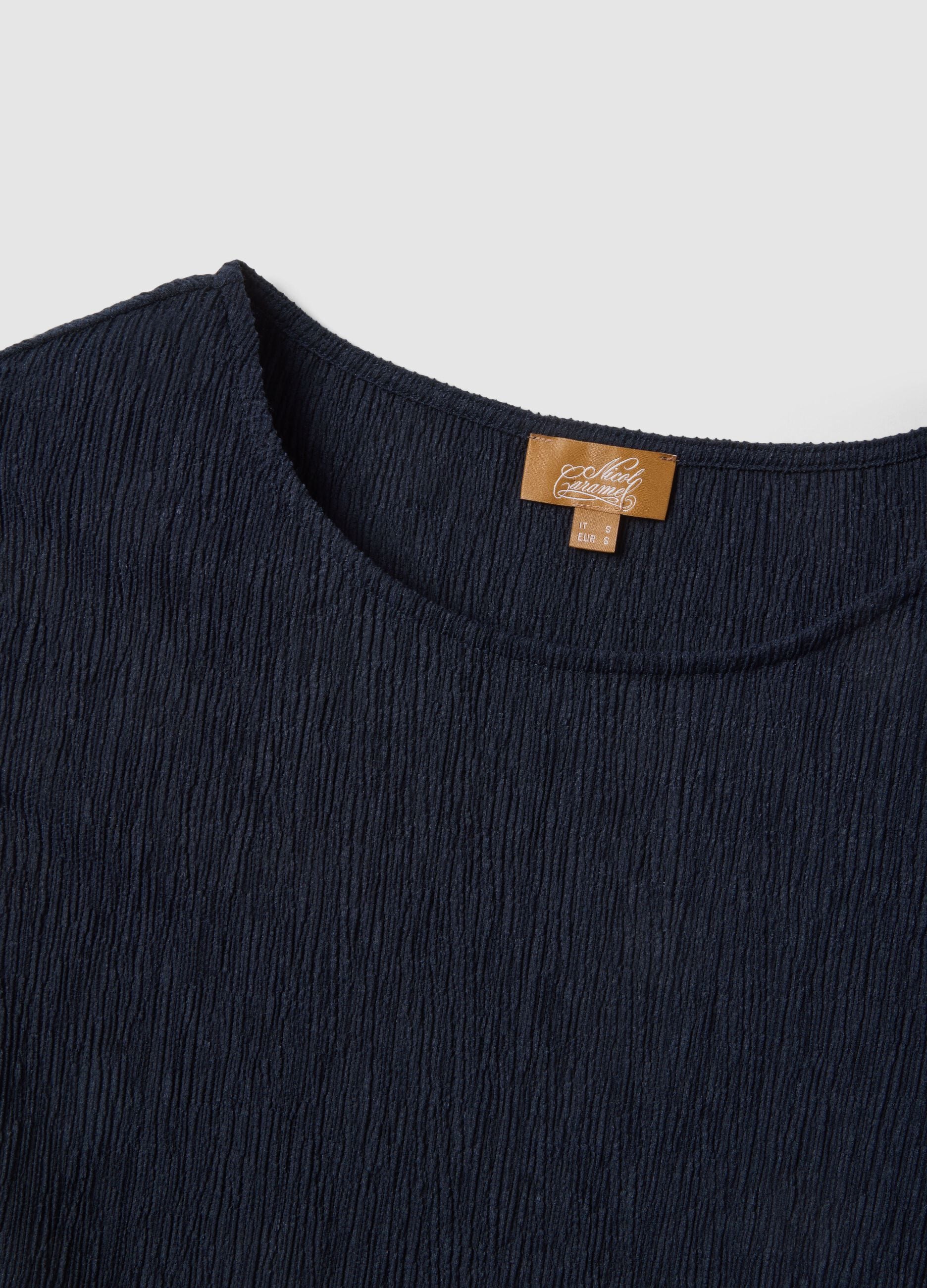 T-shirt premaman blu regular fit