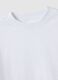 Children's oversized fit white pure cotton crew neck t-shirt_2