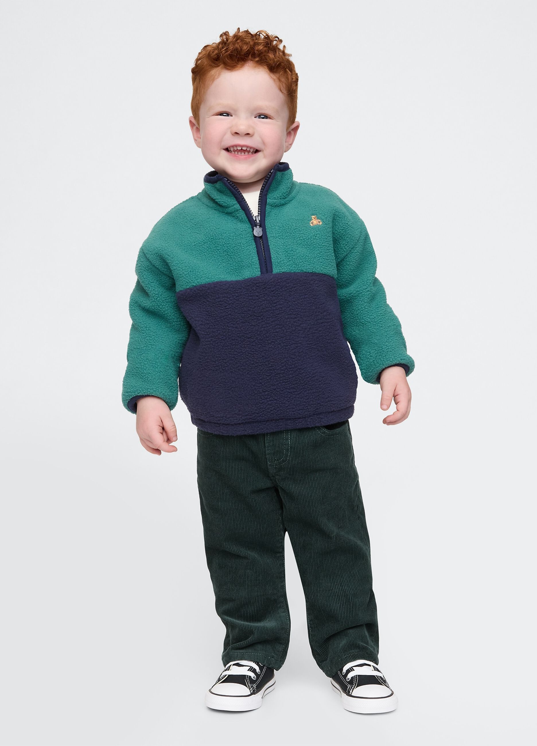 Velvet trousers with drawstring