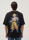 Black pure cotton T-shirt with Dragon Ball Z print_3