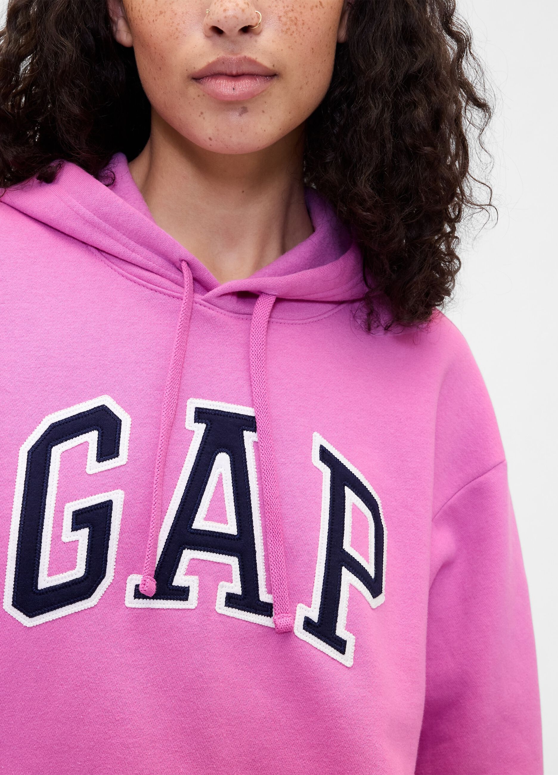 Pink Hooded Sweatshirt