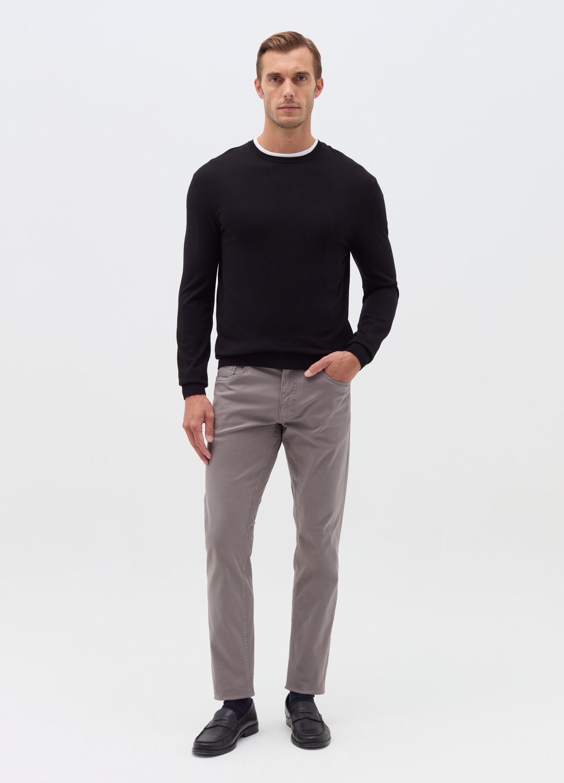 Pantaloni Uomo Eleganti Cargo Skinny Vita Alta e altro OVS