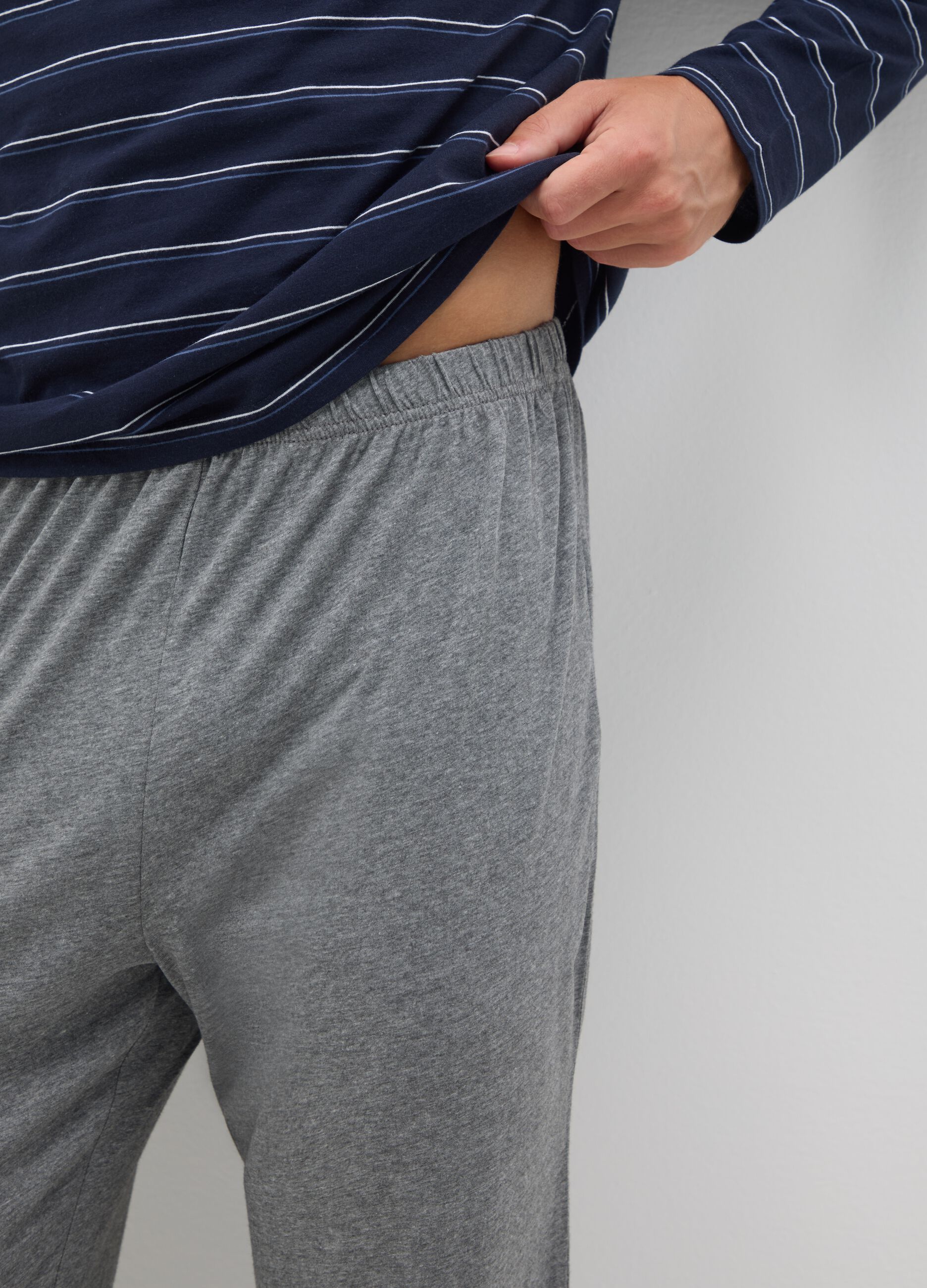 Multicolour pure cotton pyjamas regular fit