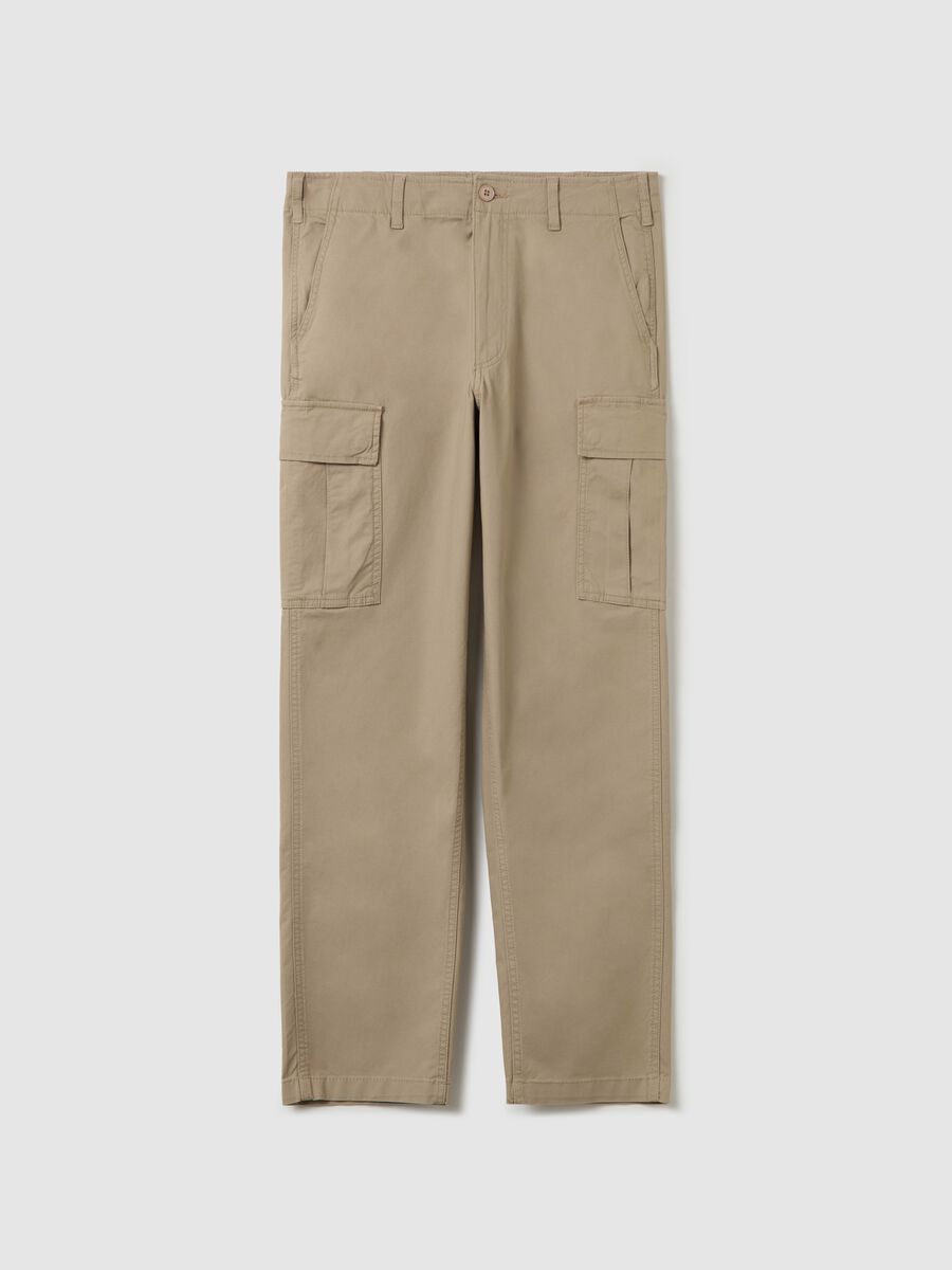 Cargo trousers with internal drawstring_4