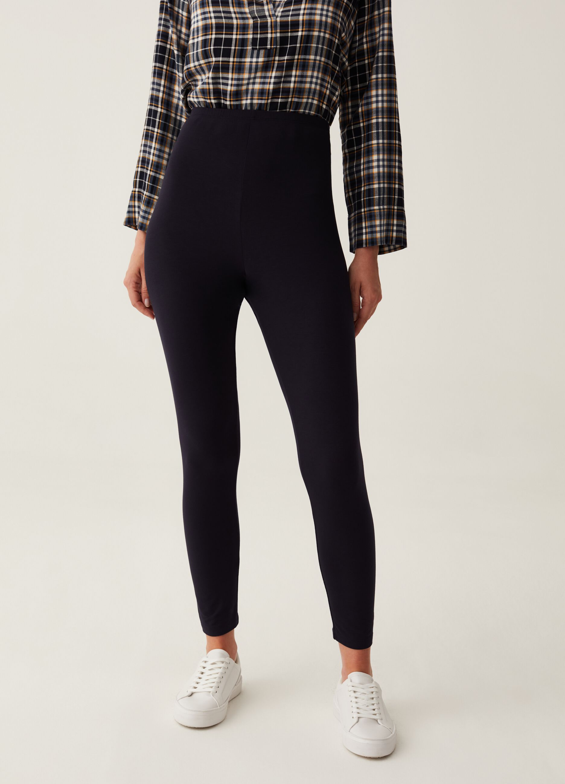 Leggings premaman in viscosa stretch