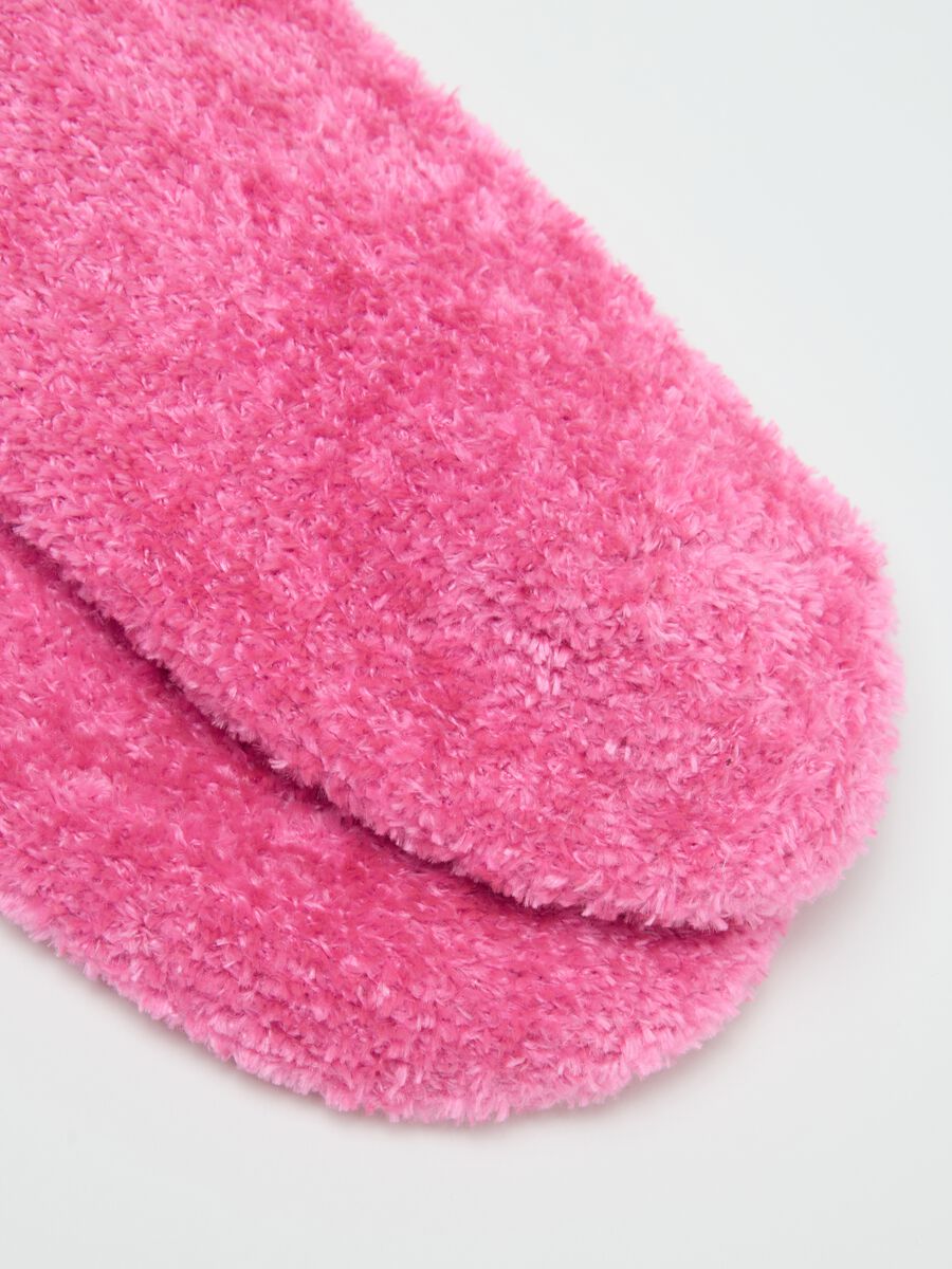 Soft and comfortable pink socks_2