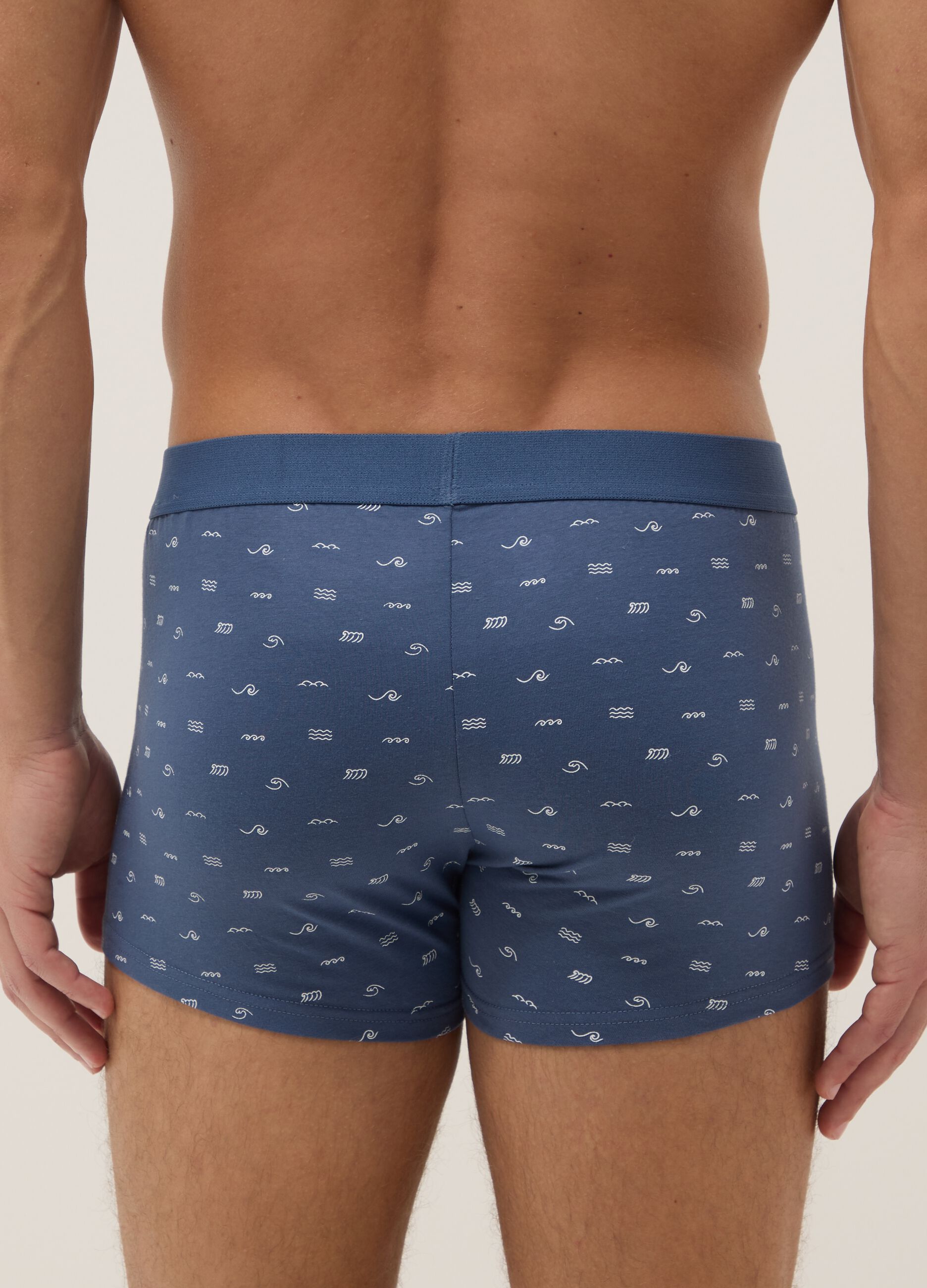 Tripack boxer in cotone elasticizzato multicolor regular fit