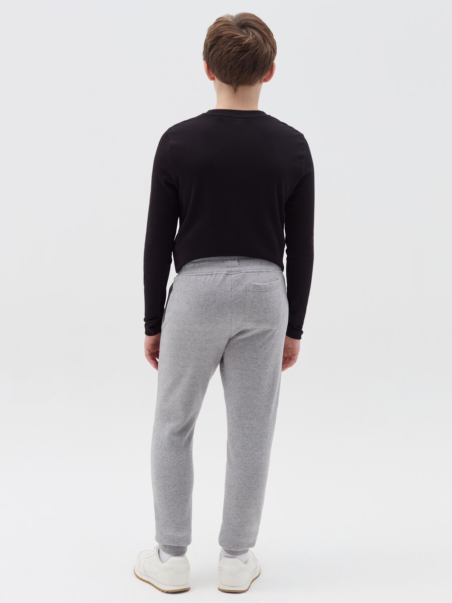 Joggers with drawstring and "Whistler" print_2