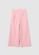 Pink girl's trousers, regular fit_0