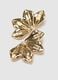 Golden Earrings with Floral Design_2