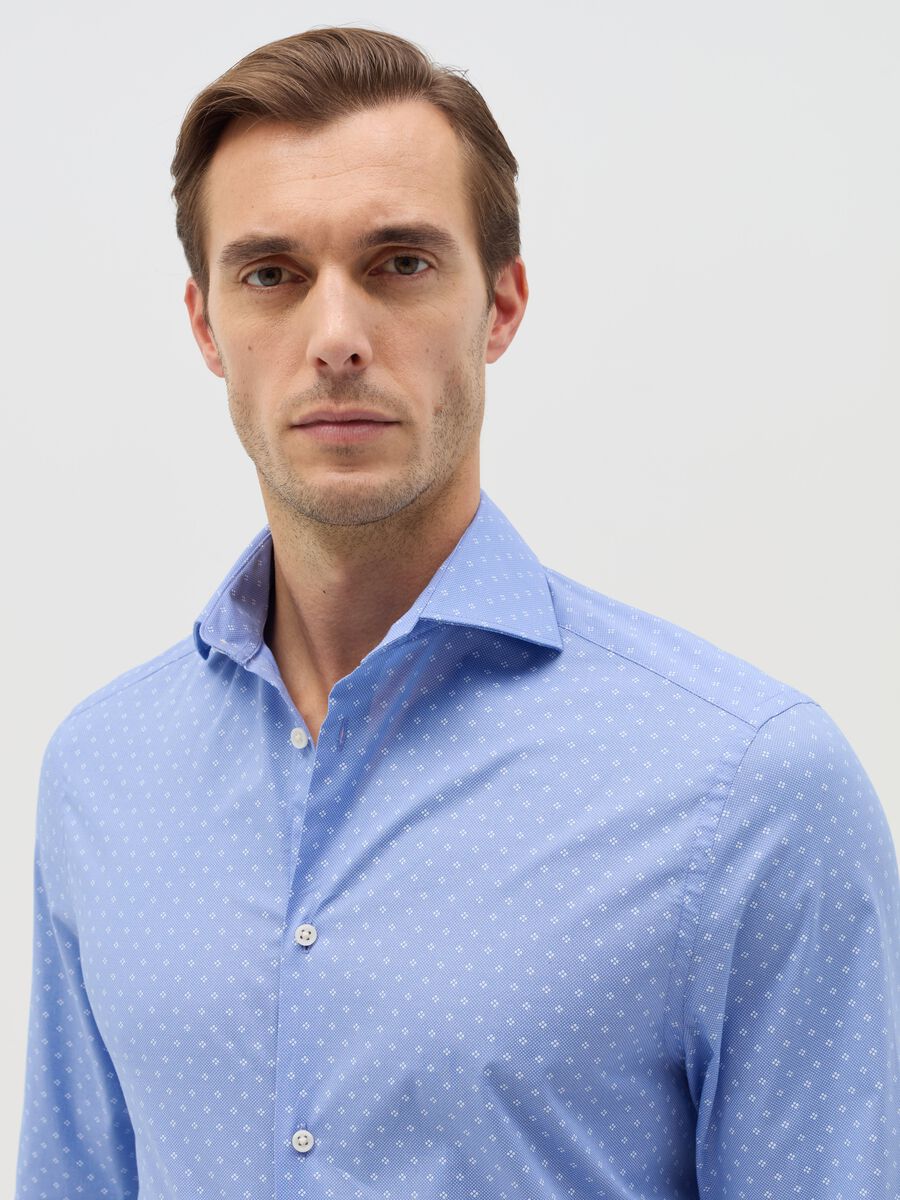 Regular-fit shirt with micro pattern_1