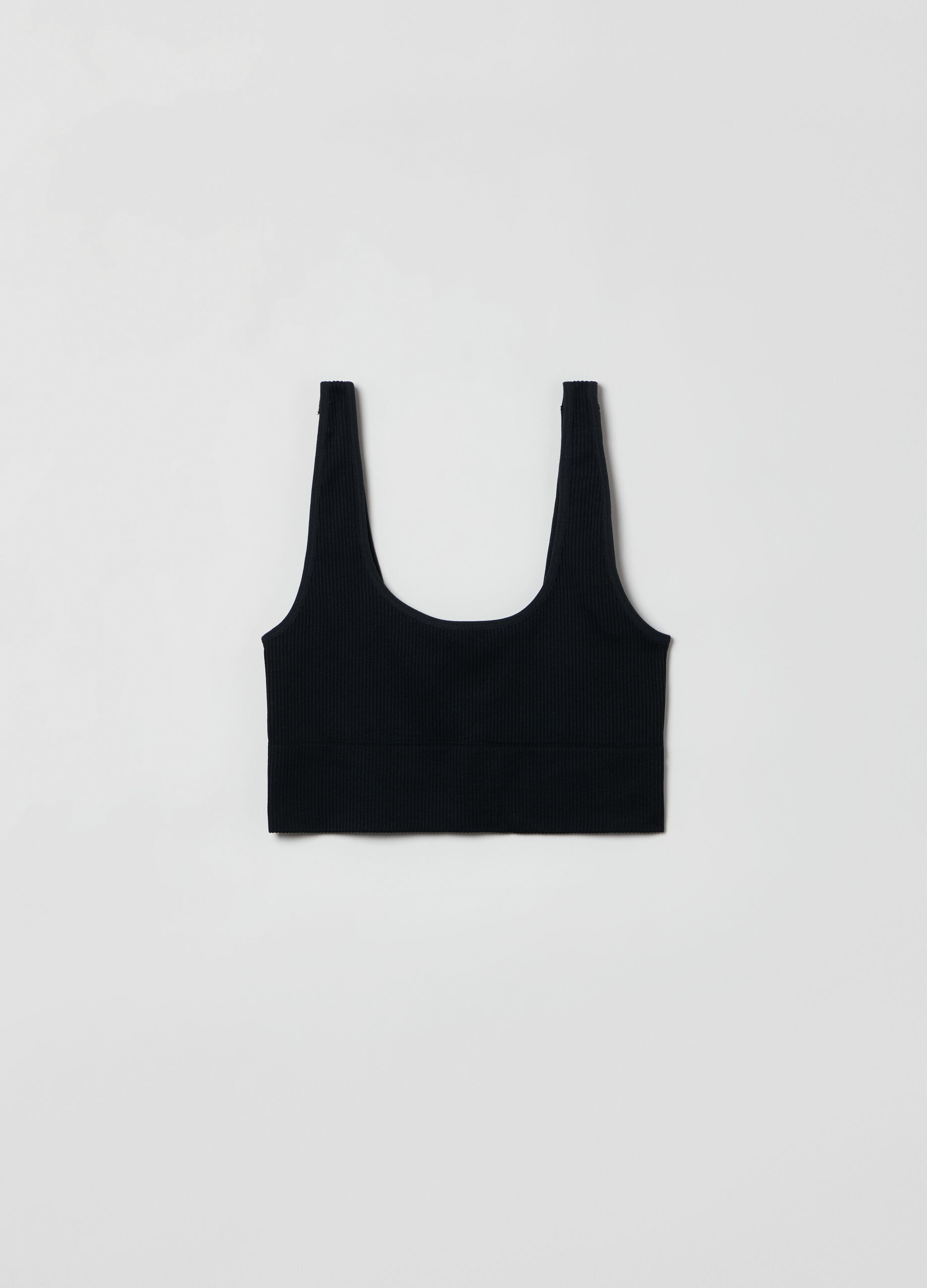 Seamless vest with spaghetti straps