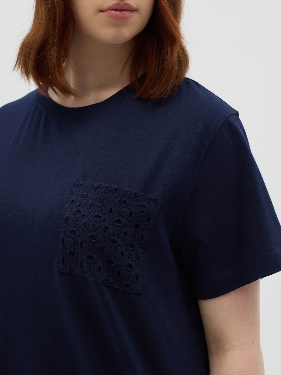 Mya Blue Cotton T-shirt_2