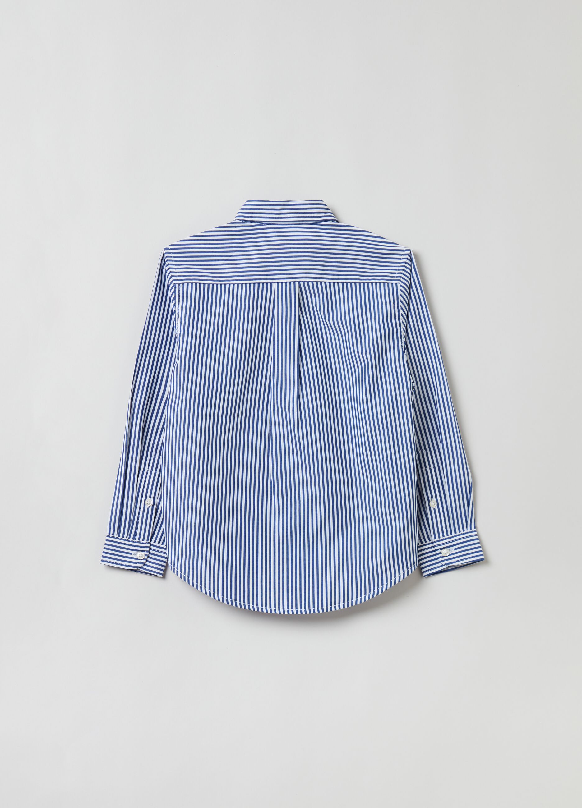 Camicia in cotone a righe_1