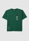 Children's green pure cotton T-shirt regular fit with Boston Celtics print_3