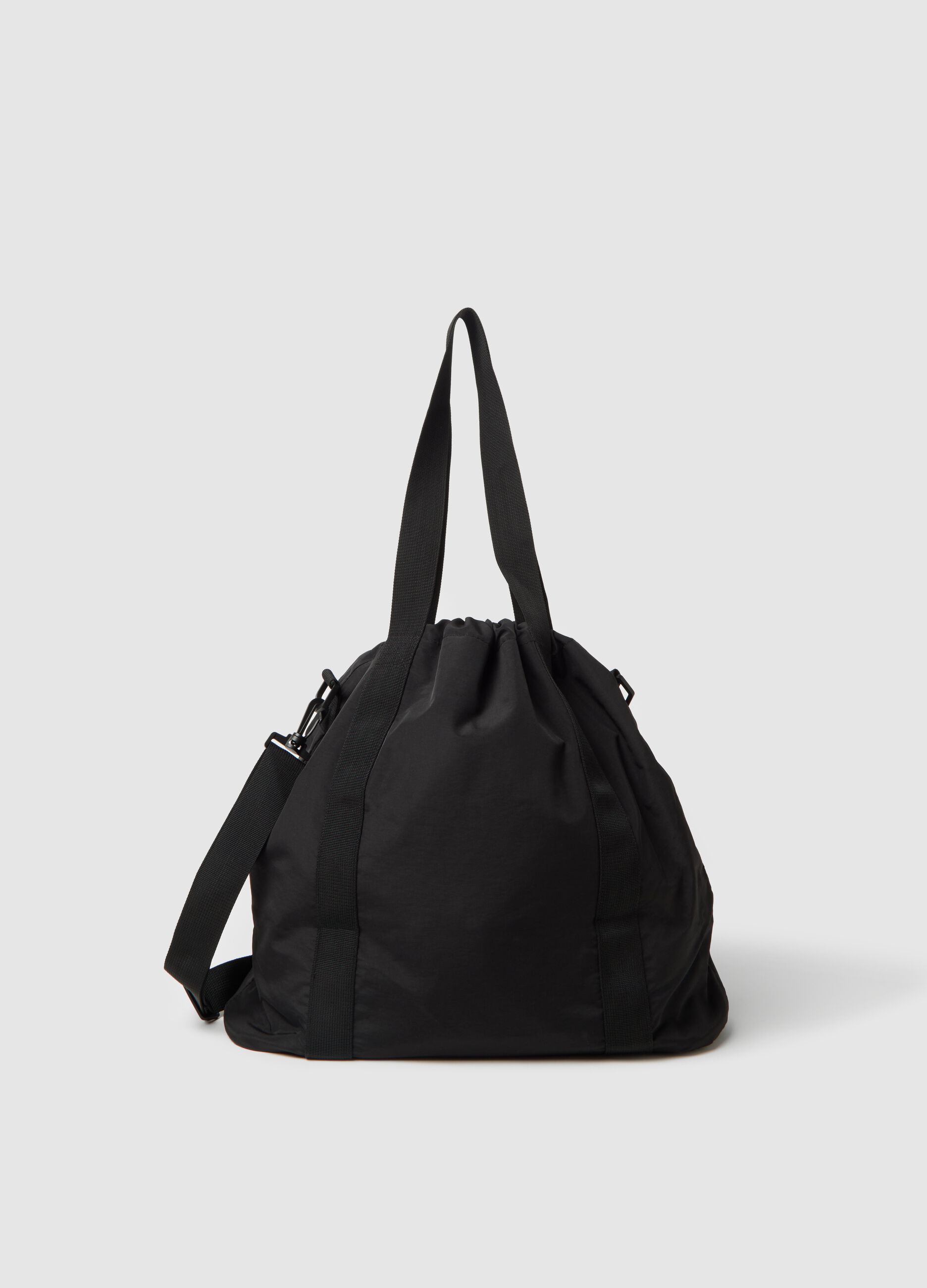 Maui Oversized Black Nylon Bag