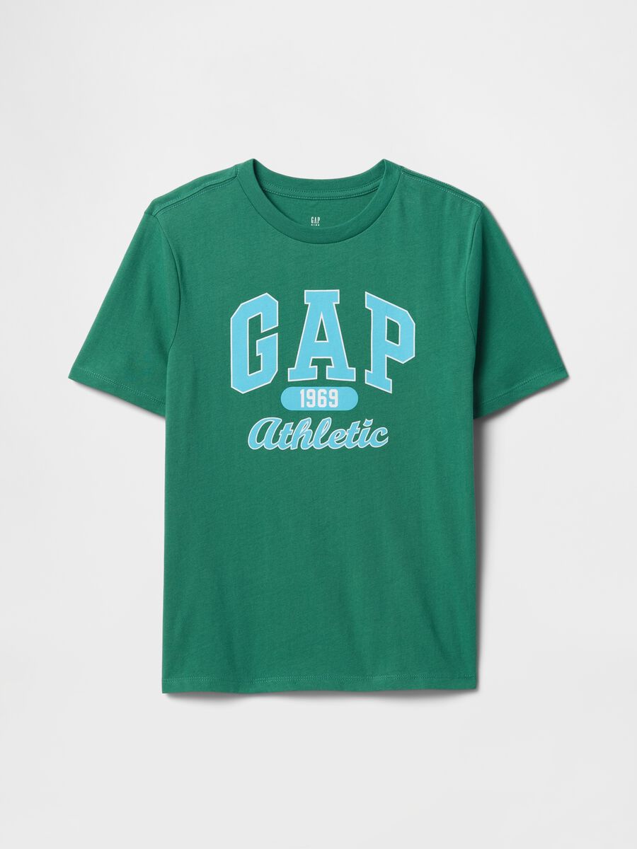 Green T-shirt with GAP Athletic Graphic_0