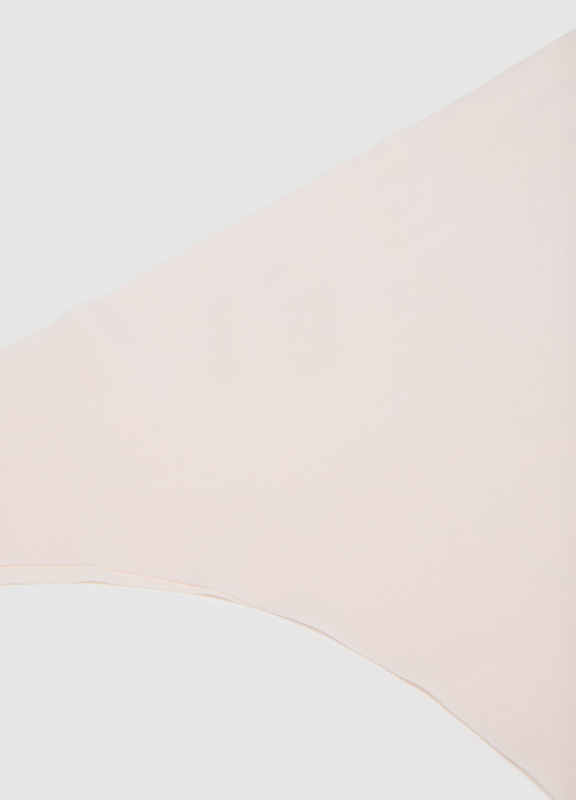 Beige fabric regular fit briefs