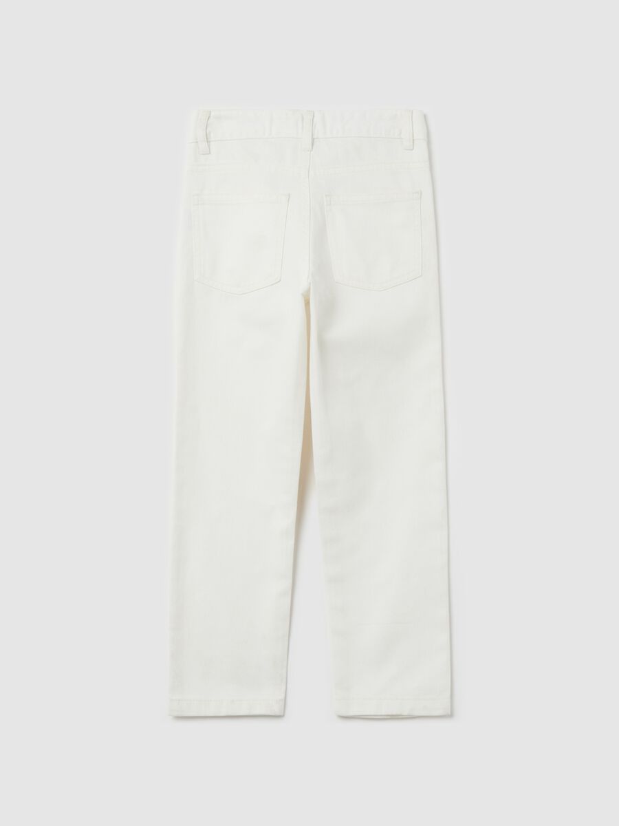 Cotton and linen trousers with five pockets_4