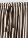 Brown pure organic cotton striped pyjamas, regular fit_1
