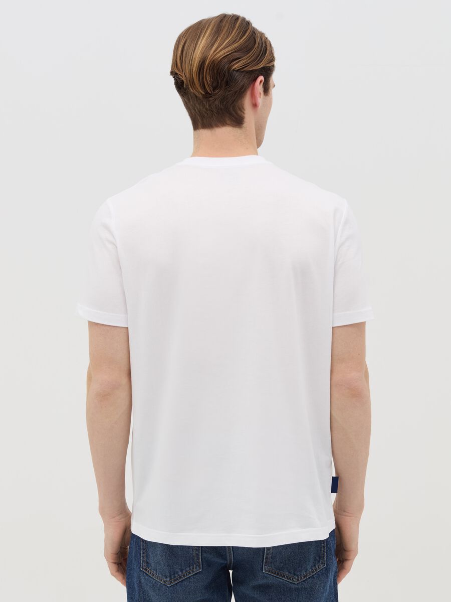 Cotton T-shirt with "Italia Capri" print_3