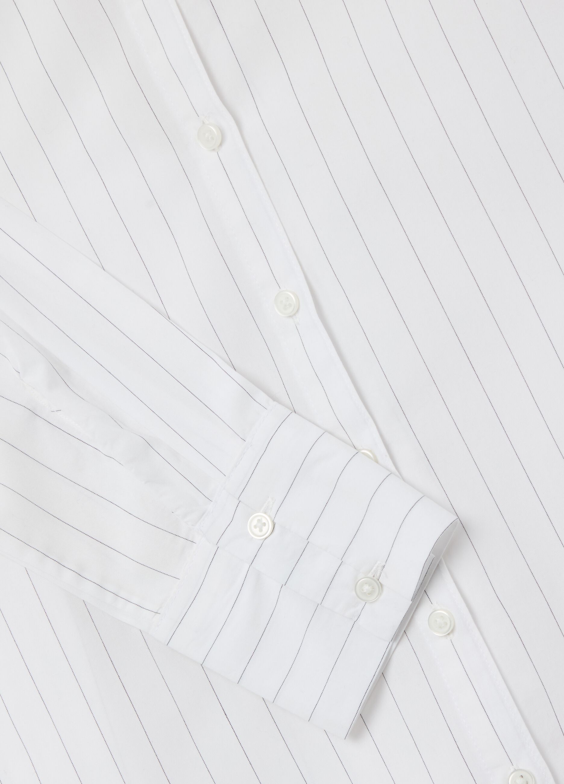 Camicia in cotone a righe