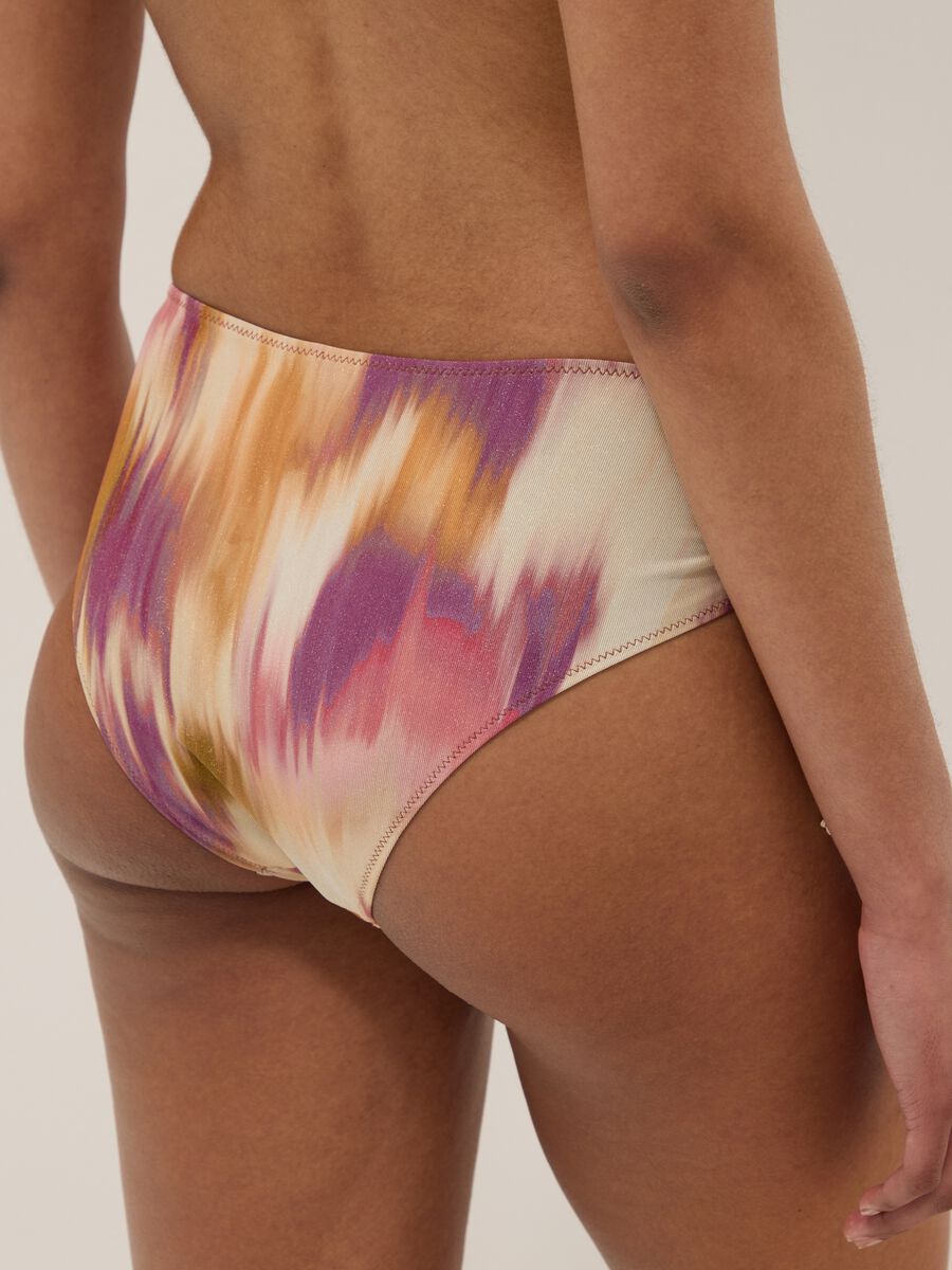 Slip da mare in tessuto elasticizzato multicolor_2