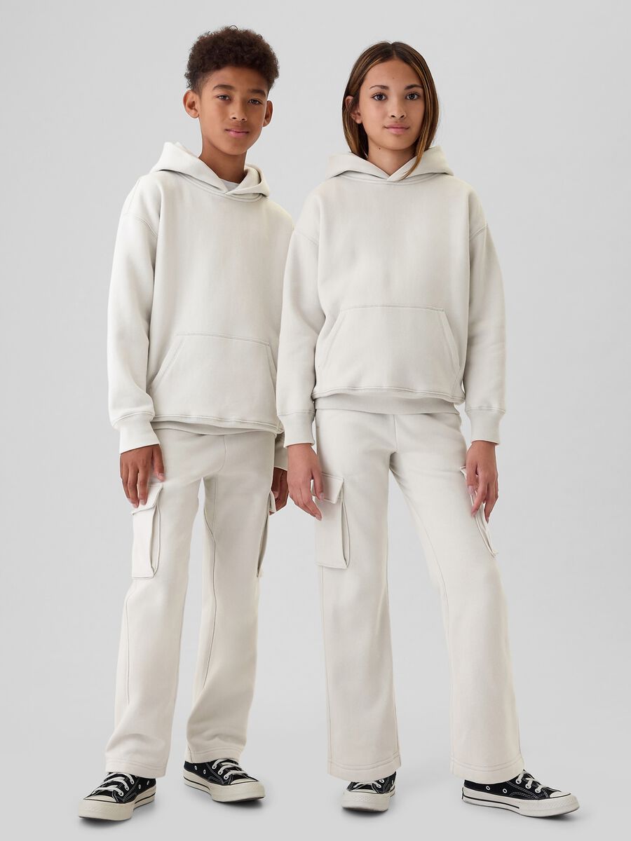 Joggers cargo in felpa_3