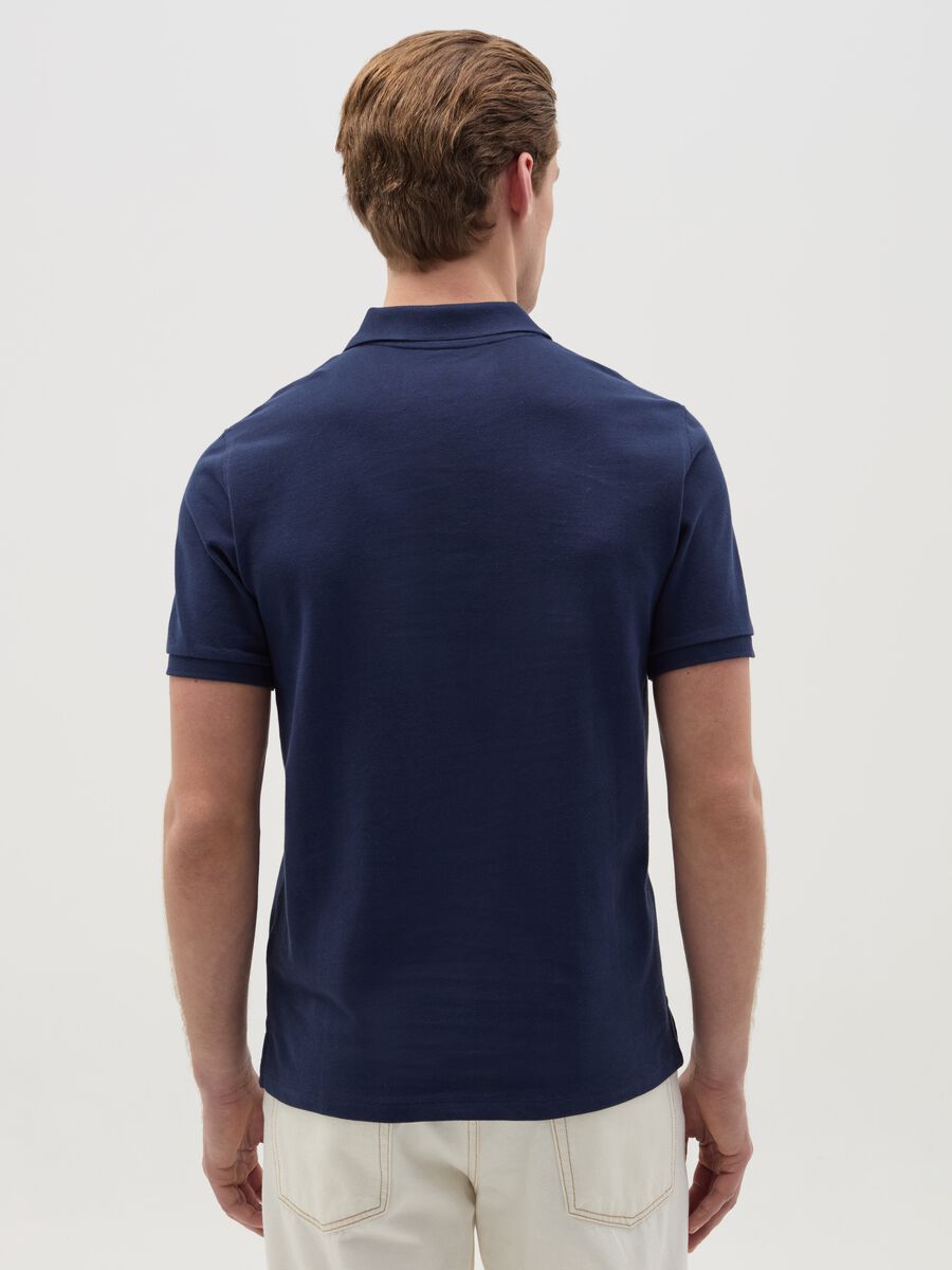 Polo shirt in organic cotton piquet_2