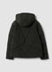 Giacca verde imbottita con cappuccio regular fit_2