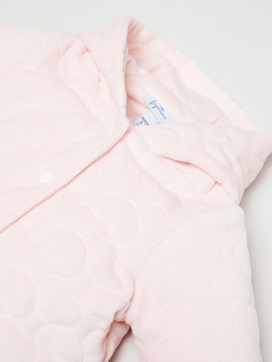 Giacca in velour con trapuntatura a cuori_2