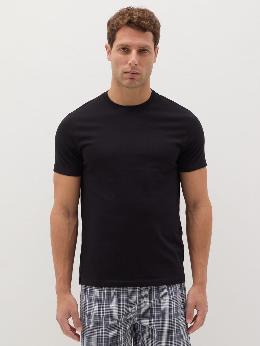 Three-pack thermal undershirts in cotton_0