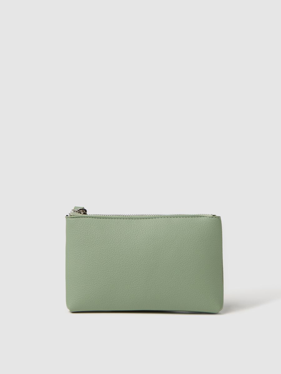 Textured-effect green clutch_1